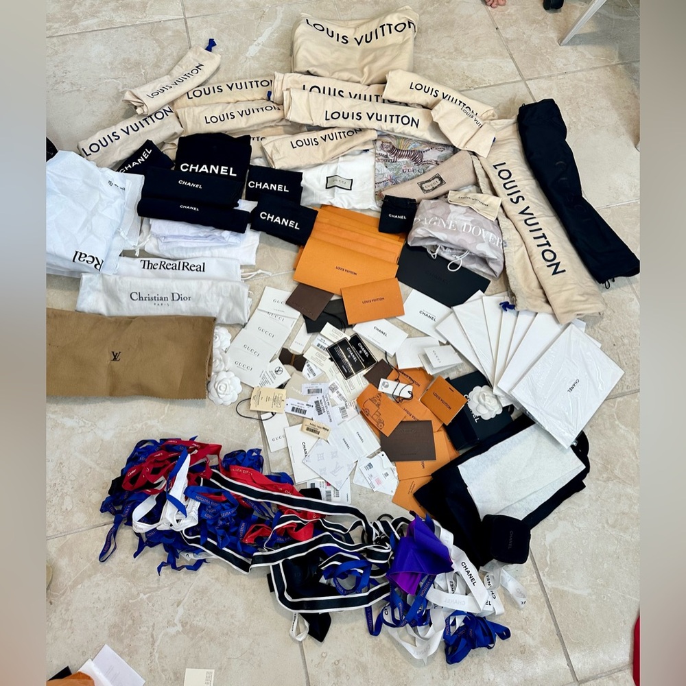 Dust bags, Receipt holders, Tags, Cleaning Cloth & more